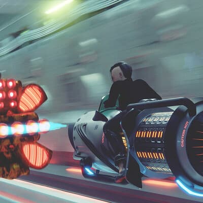 Flybikes Race animation