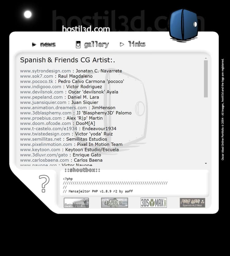 3D Community web